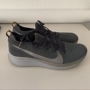 Nike Knit Athletic Shoes. Men’s 11.5. Grey/Yellow